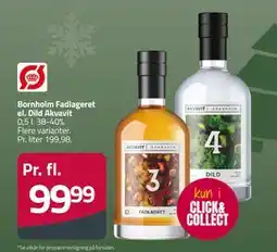 Fleggaard Bornholm Fadlageret el. Dild Akvavit, DKK 99.99 tilbud