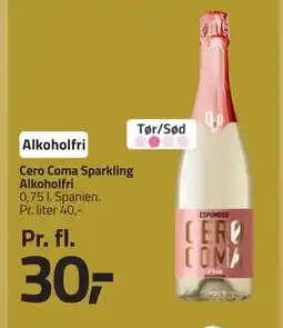 Fleggaard Cero Coma Sparkling Alkoholfri, DKK 30 tilbud