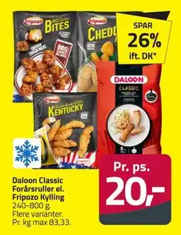 Fleggaard Daloon Classic Forårsruller el. Fripozo Kylling, DKK 20 tilbud