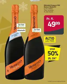 Fleggaard Mionetto Prosecco DOC Brut el. Alkoholfri, DKK 49.99 tilbud