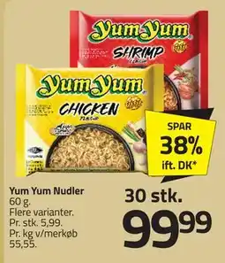 Fleggaard Yum Yum Nudler, DKK 99.99 tilbud