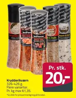 Fleggaard Krydderikværn, DKK 20 tilbud