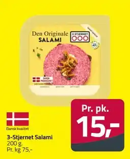Fleggaard 3-Stjernet Salami, DKK 15 tilbud