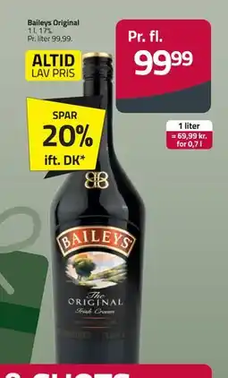 Fleggaard Baileys Original, DKK 99.99 tilbud