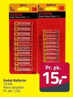 Fleggaard Kodak Batterier, DKK 15 tilbud