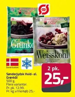 Fleggaard Sønderjydsk Hvid- el. Grønkål, DKK 25 tilbud