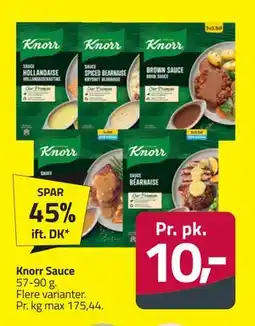 Fleggaard Knorr Sauce, DKK 10 tilbud