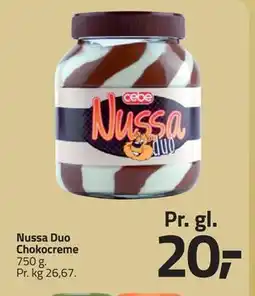 Fleggaard Nussa Duo Chokocreme, DKK 20 tilbud