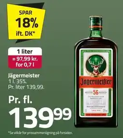 Fleggaard Jägermeister, DKK 139.99 tilbud
