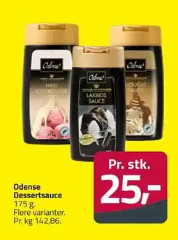 Fleggaard Odense Dessertsauce, DKK 25 tilbud