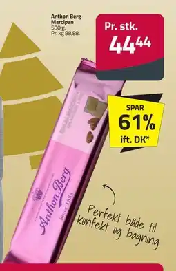Fleggaard Anthon Berg Marcipan, DKK 44.44 tilbud