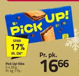 Fleggaard Pick Up! Kiks, DKK 16.66 tilbud