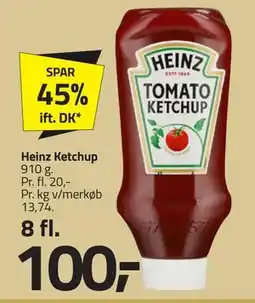 Fleggaard Heinz Ketchup, DKK 100 tilbud