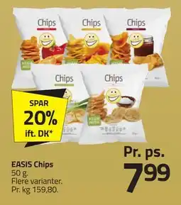Fleggaard EASIS Chips, DKK 7.99 tilbud