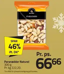 Fleggaard Paranødder Naturel, DKK 66.66 tilbud