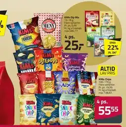Fleggaard KiMs Chips, DKK 55.55 tilbud