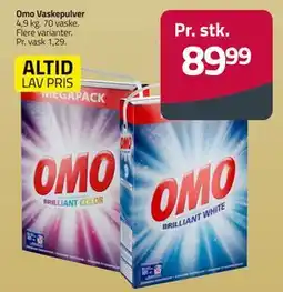Fleggaard Omo Vaskepulver, DKK 89.99 tilbud