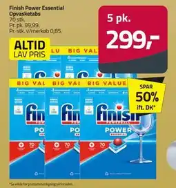 Fleggaard Finish Power Essential Opvasketabs, DKK 299 tilbud