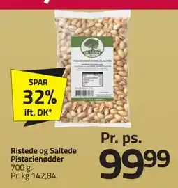 Fleggaard Ristede og Saltede Pistacienødder, DKK 99.99 tilbud