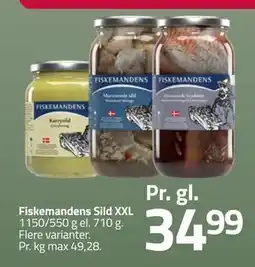Fleggaard Fiskemandens Sild XXL, DKK 34.99 tilbud