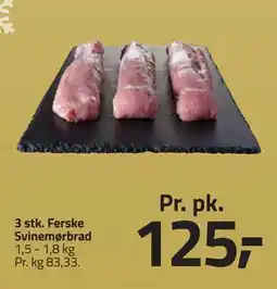 Fleggaard 3 stk. Ferske Svinemørbrad, DKK 125 tilbud