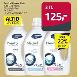 Fleggaard Neutral Vaskemiddel, DKK 125 tilbud