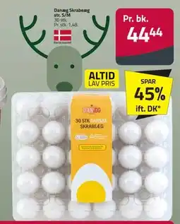 Fleggaard Danæg Skrabeæg str. S/M, DKK 44.44 tilbud