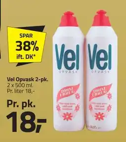 Fleggaard Vel Opvask 2-pk, DKK 18 tilbud