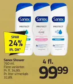 Fleggaard Sanex Shower, DKK 99.99 tilbud