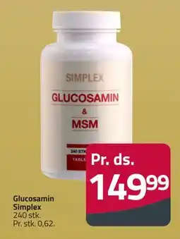Fleggaard Glucosamin Simplex, DKK 149.99 tilbud