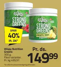 Fleggaard Wispy Nutrition Greens, DKK 149.99 tilbud