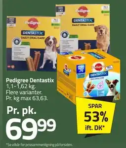 Fleggaard Pedigree Dentastix, DKK 69.99 tilbud
