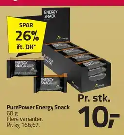 Fleggaard PurePower Energy Snack, DKK 10 tilbud