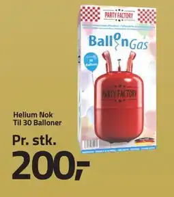 Fleggaard Helium Nok Til 30 Balloner, DKK 200 tilbud