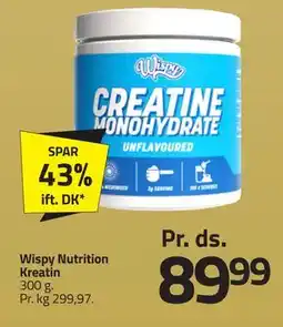 Fleggaard Wispy Nutrition Kreatin, DKK 89.99 tilbud