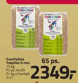 Fleggaard ScanPellets Træpiller 6 mm., DKK 2349 tilbud