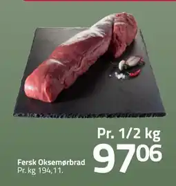 Fleggaard Fersk Oksemørbrad, DKK 97.06 tilbud