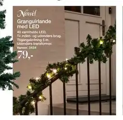 Harald Nyborg Granguirlande med LED, DKK 79 tilbud