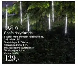 Harald Nyborg Snefaldslyskæde, DKK 129 tilbud