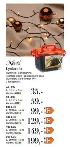 Harald Nyborg Lyskæde tilbud