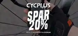 Børkop Cykler SPAR 20%. PÅ ALLE PRODUKTER FRA CYCPLUS tilbud