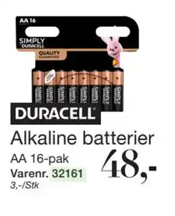 Harald Nyborg Alkaline batterier, DKK 48 tilbud