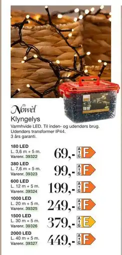 Harald Nyborg Klyngelys tilbud