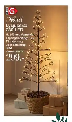 Harald Nyborg Lysjuletræ 280 LED, DKK 299 tilbud