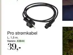 Harald Nyborg Pro strømkabel, DKK 39 tilbud
