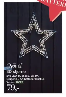 Harald Nyborg 3D stjerne, DKK 79 tilbud