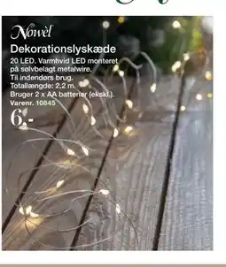 Harald Nyborg Dekorationslyskæde, DKK 6 tilbud