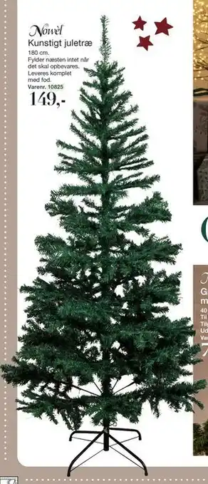 Kunstigt juletræ, DKK 149