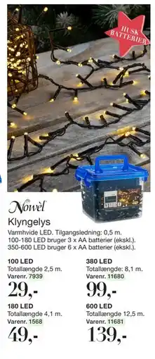 Harald Nyborg Klyngelys tilbud