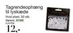 Harald Nyborg Tagrendeophæng til lyskæde, DKK 12 tilbud